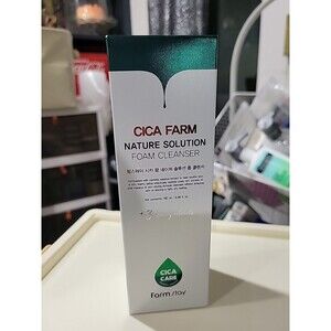 Korean Cica Farm Face Wash Foam Cleanser 6.08 fl oz